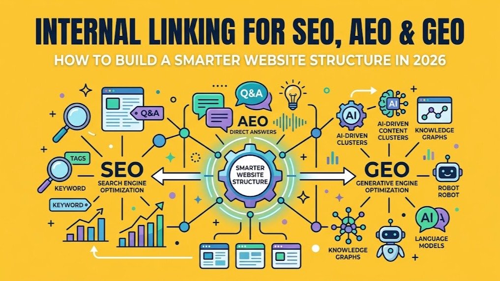 Internal Linking for SEO, AEO & GEO: How to Build a Smarter Website Structure in 2026